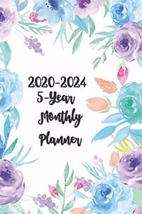 2020-2024 5-Year Monthly Planner 6x9