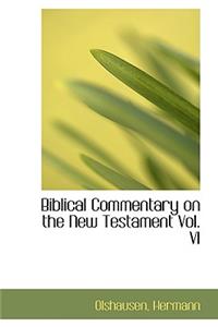 Biblical Commentary on the New Testament Vol. VI
