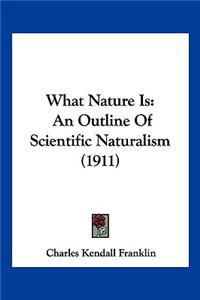 What Nature Is