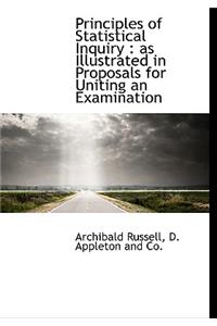 Principles of Statistical Inquiry