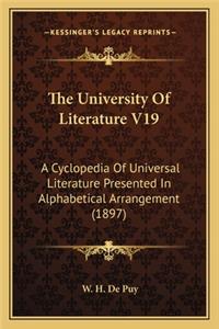 The University of Literature V19