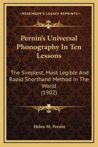 Pernin's Universal Phonography in Ten Lessons