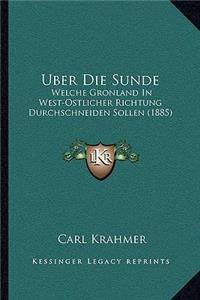Uber Die Sunde