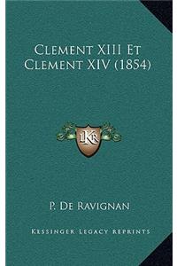 Clement XIII Et Clement XIV (1854)