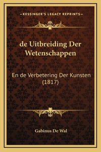 de Uitbreiding Der Wetenschappen