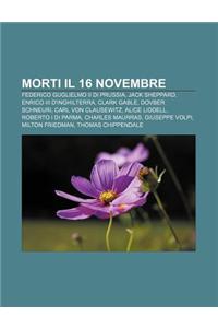 Morti Il 16 Novembre