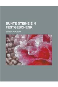 Bunte Steine Ein Festgeschenk
