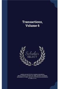 Transactions, Volume 6