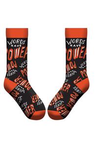 Words Have Power Socks