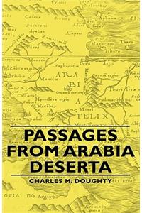 Passages from Arabia Deserta