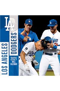 Los Angeles Dodgers 2021 12x12 Team Wall Calendar