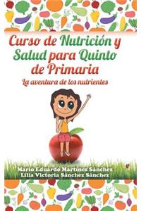 Curso de nutrición y salud para quinto de primaria