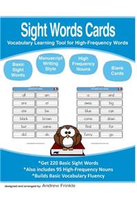 Sight Words Cards