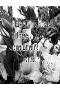 Black & White Florals 21 Images