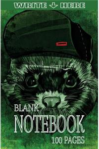 Write Here Blank Notebook