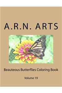 Beauteous Butterflies Coloring Book