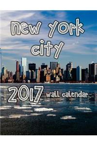 New York City 2017 Wall Calendar (UK Edition)