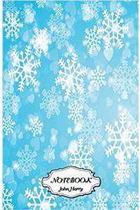Notebook Journal Dot-grid,graph,lined,blank No Lined - Ice Crystals Design: Small Pocket Notebook / Journal / Diary: 1