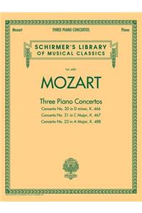 Mozart - 3 Piano Concertos