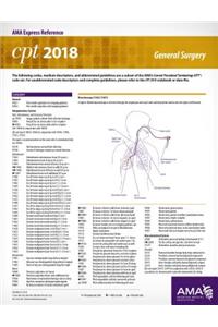 CPT 2018 Express Reference Card: General Surgery