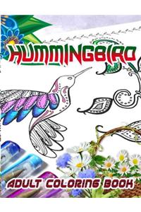 Hummingbird Adult Coloring Book
