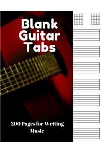 Blank Guitar Tabs