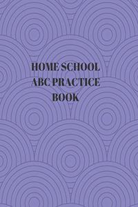 Home School ABC Practice Book