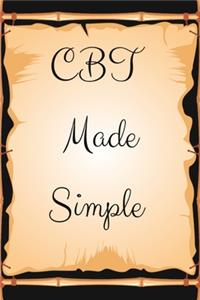 CBT Made Simple Lined Book