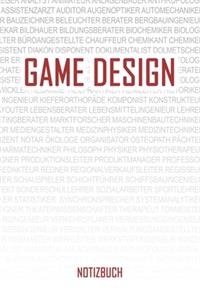 Game Design Notizbuch