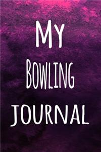 My Bowling Journal
