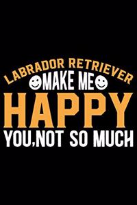 Labrador Retriever Make Me Happy You, Not So Much