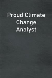 Proud Climate Change Analyst
