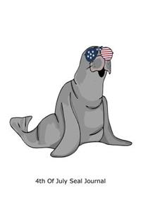 4th Of July Seal Journal