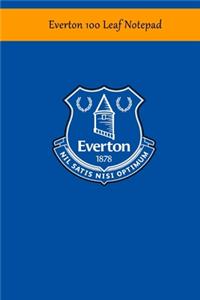 Everton 100 Leaf Notepad