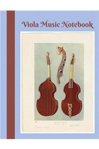 Blank Sheet Music Notebook Viola
