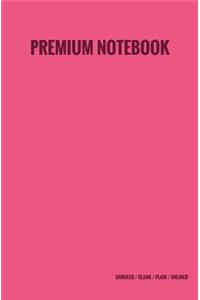 Premium Notebook - Unruled / Blank / Plain / Unlined