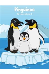 Pingüinos libro para colorear 2