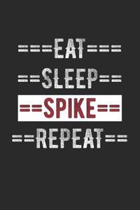Volleyball Journal - Eat Sleep Spike Repeat