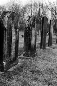 Tombstones in Autumn Gothic Notebook