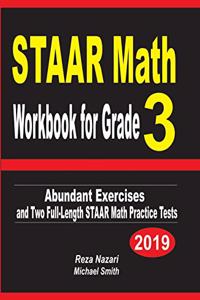 STAAR Math Workbook for Grade 3