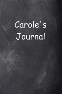 Carole Personalized Name Journal Custom Name Gift Idea Carole