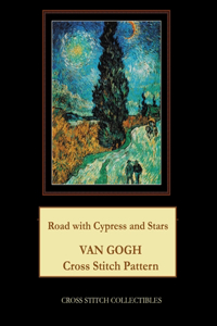 Road with Cypress and Stars
