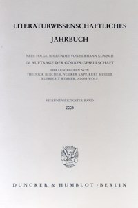 Literaturwissenschaftliches Jahrbuch