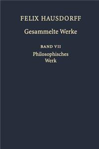 Felix Hausdorff - Gesammelte Werke Band VII