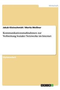 Kommunikationsmaßnahmen zur Verbreitung Sozialer Netzwerke im Internet