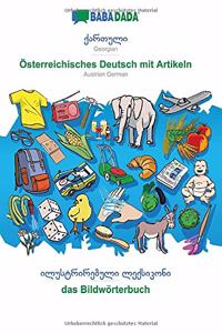 Georgian (in georgian script) - Österreichisches Deutsch mit Artikeln, visual dictionary