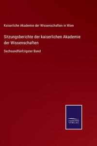 Sitzungsberichte der kaiserlichen Akademie der Wissenschaften