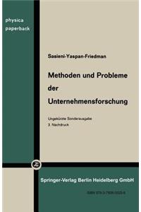 Methoden Und Probleme Der Unternehmensforschung