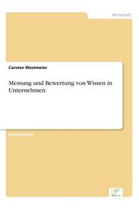 Messung und Bewertung von Wissen in Unternehmen