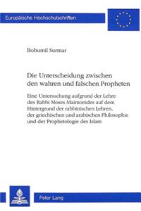 Die Unterscheidung Zwischen Den Wahren Und Falschen Propheten